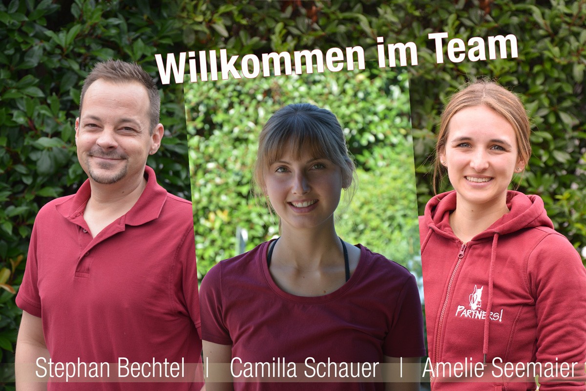 Neuzugänge im Team Tierklinik Wehr, Stephan Bechtel, Camilla Schauer, Amelie Seemaier